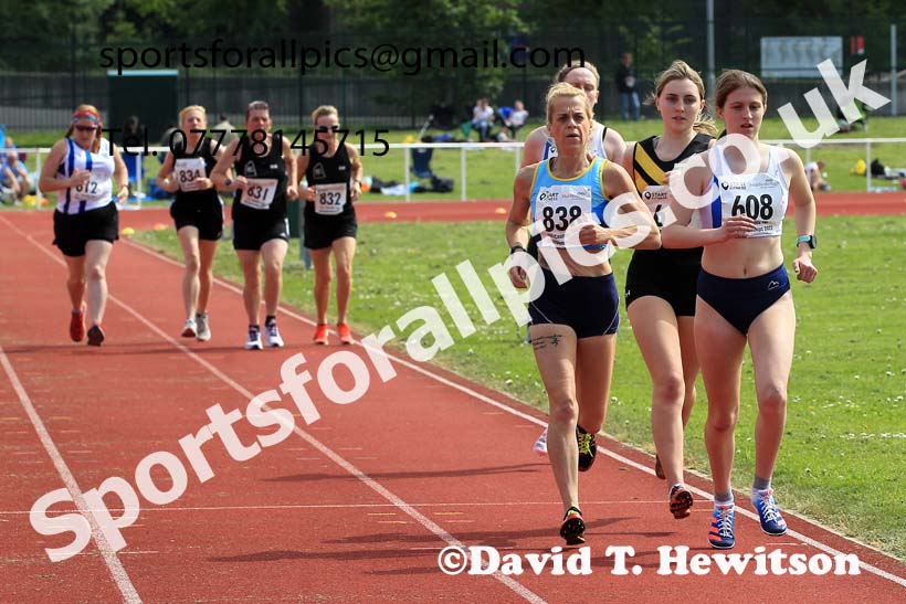 Women and Girls 5000 metres, 2022 North Eastern Track and Field Champs., Middlesbrough. David T. Hewitson/Sports for All Pics
